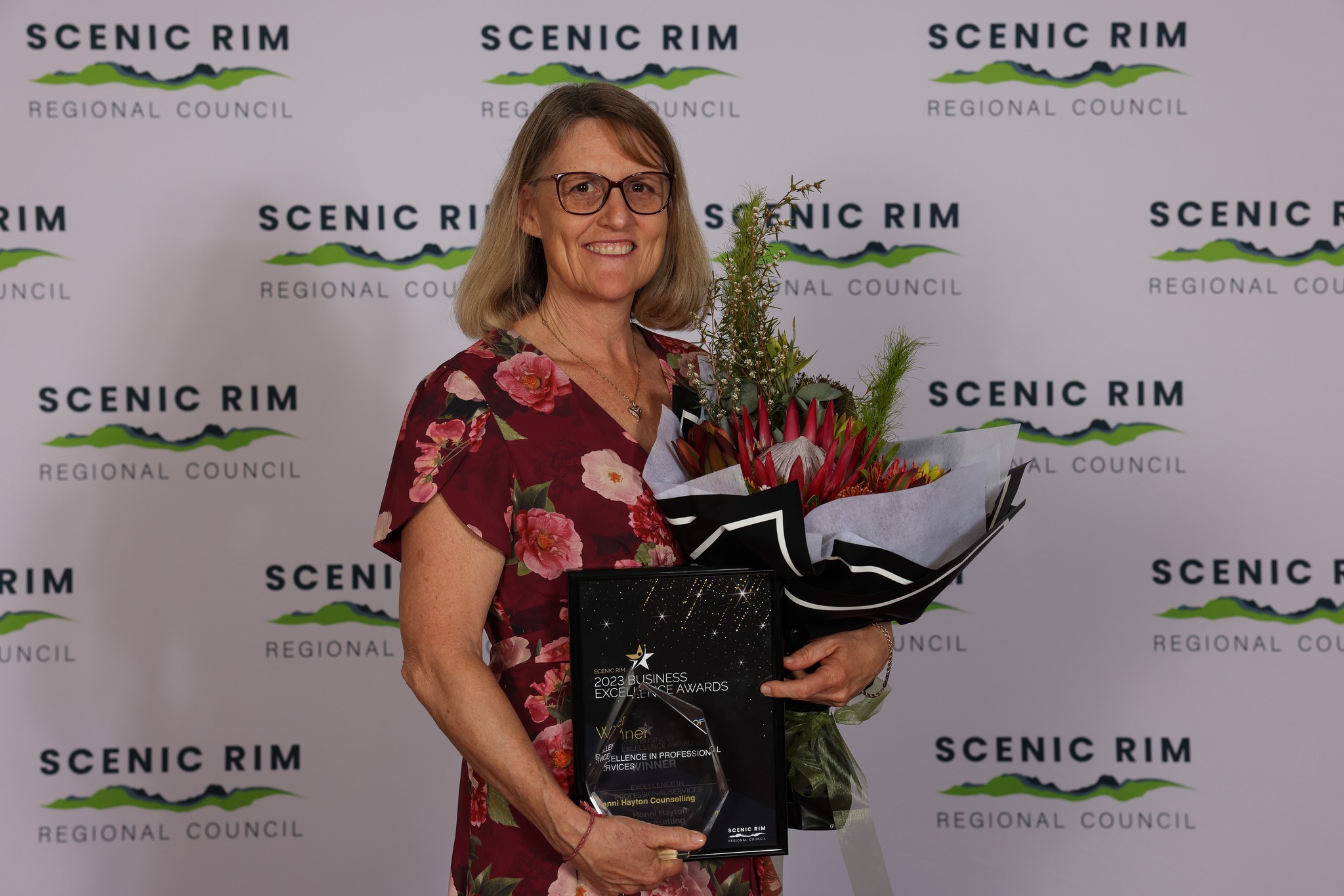 Honni Hayton Counselling Winner 2023 SRRC Excellence in Business Awards